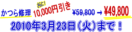 ���Ȃ�A�����10,000�~������49,800�~